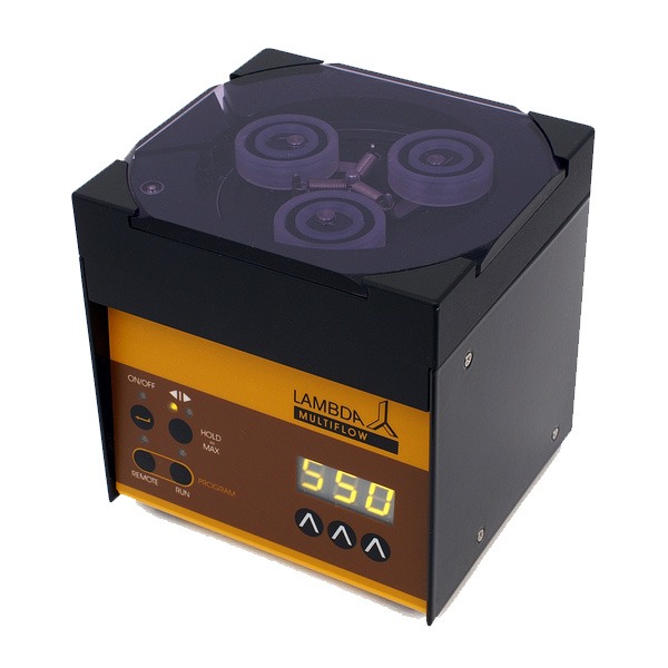 Schlauchpumpe MULTIFLOW von oben und Front
